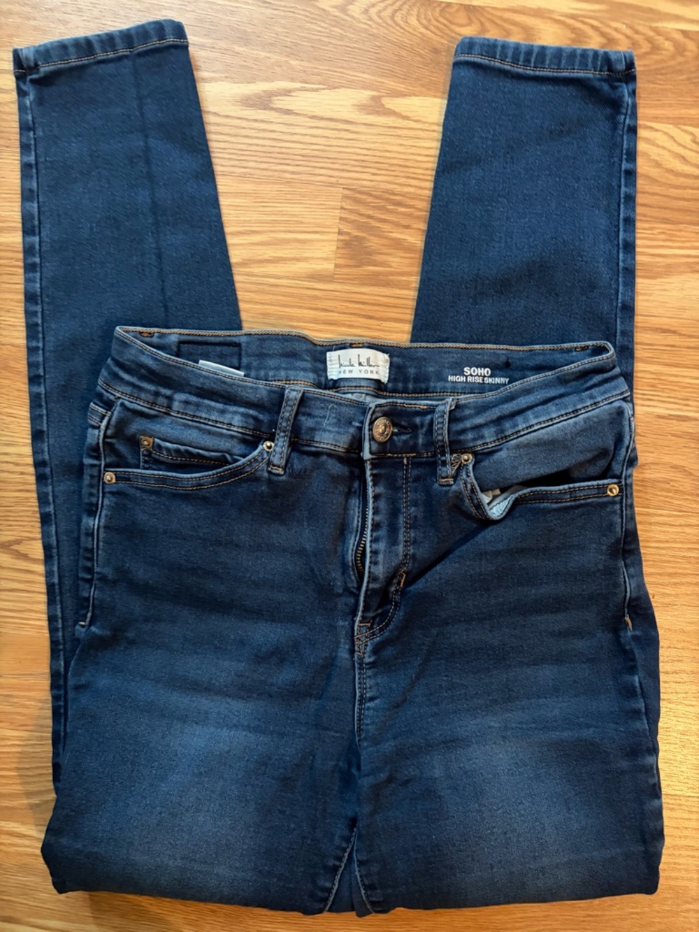Soho High Rise Skinny Jeans - Dark Blue